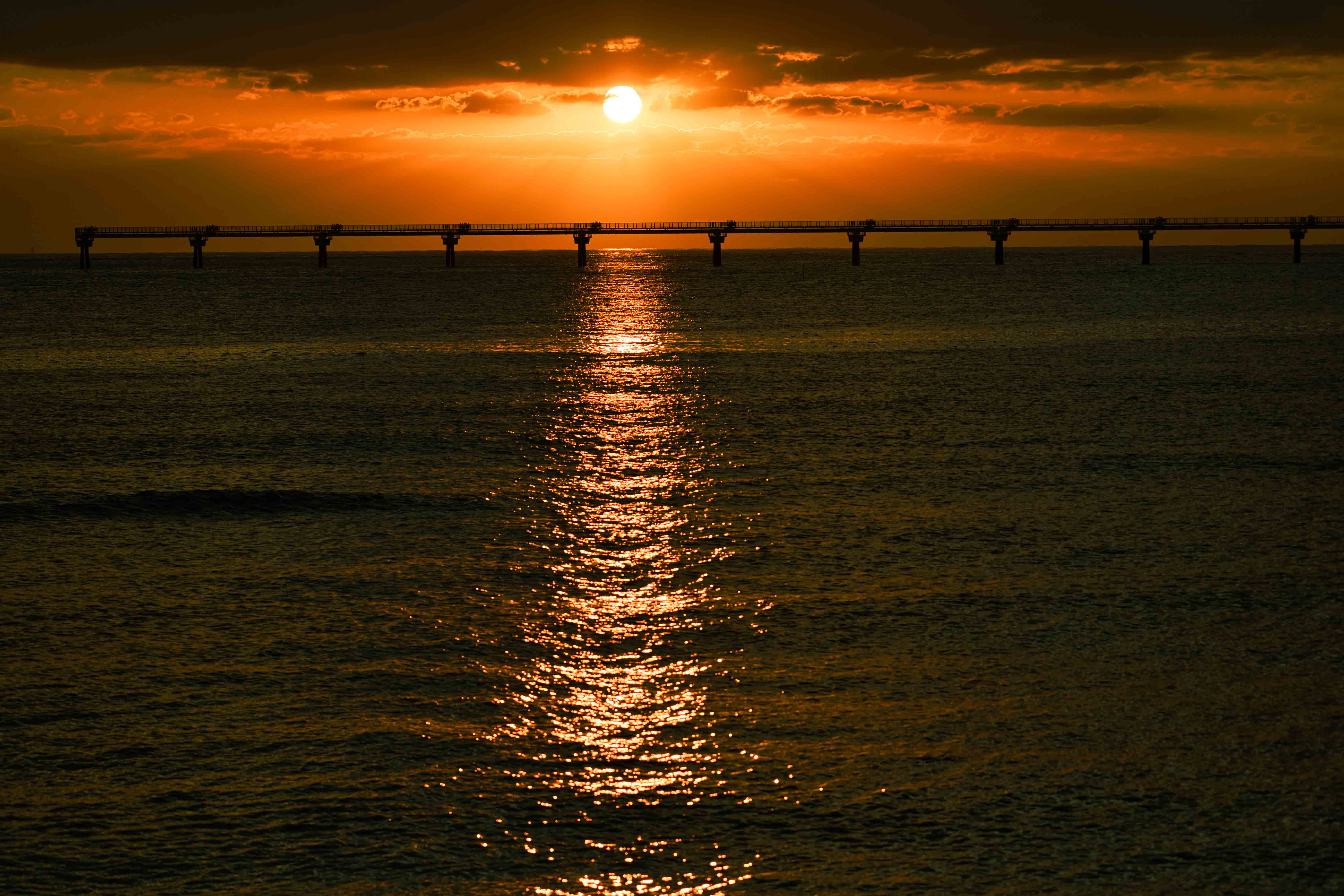 沖縄の夕日